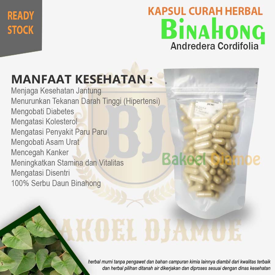 

Kapsul curah herbal binahong kapsul herbal jantung hipertensi diabetes bisa cod