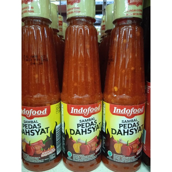 

Indofood Sambal Pedas Dahsyat 135 Ml