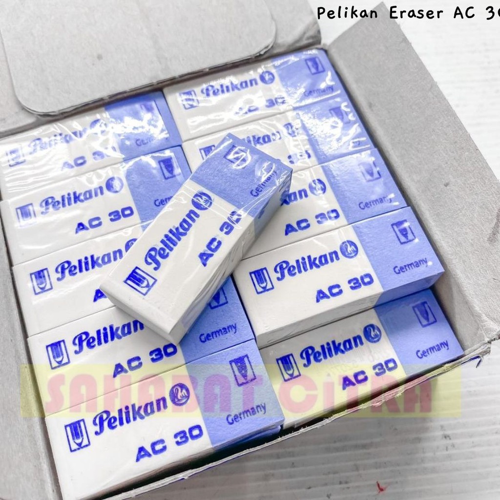 PENGHAPUS BOLPEN INK AC 30 PELIKAN PACK ISI 30 橡皮
