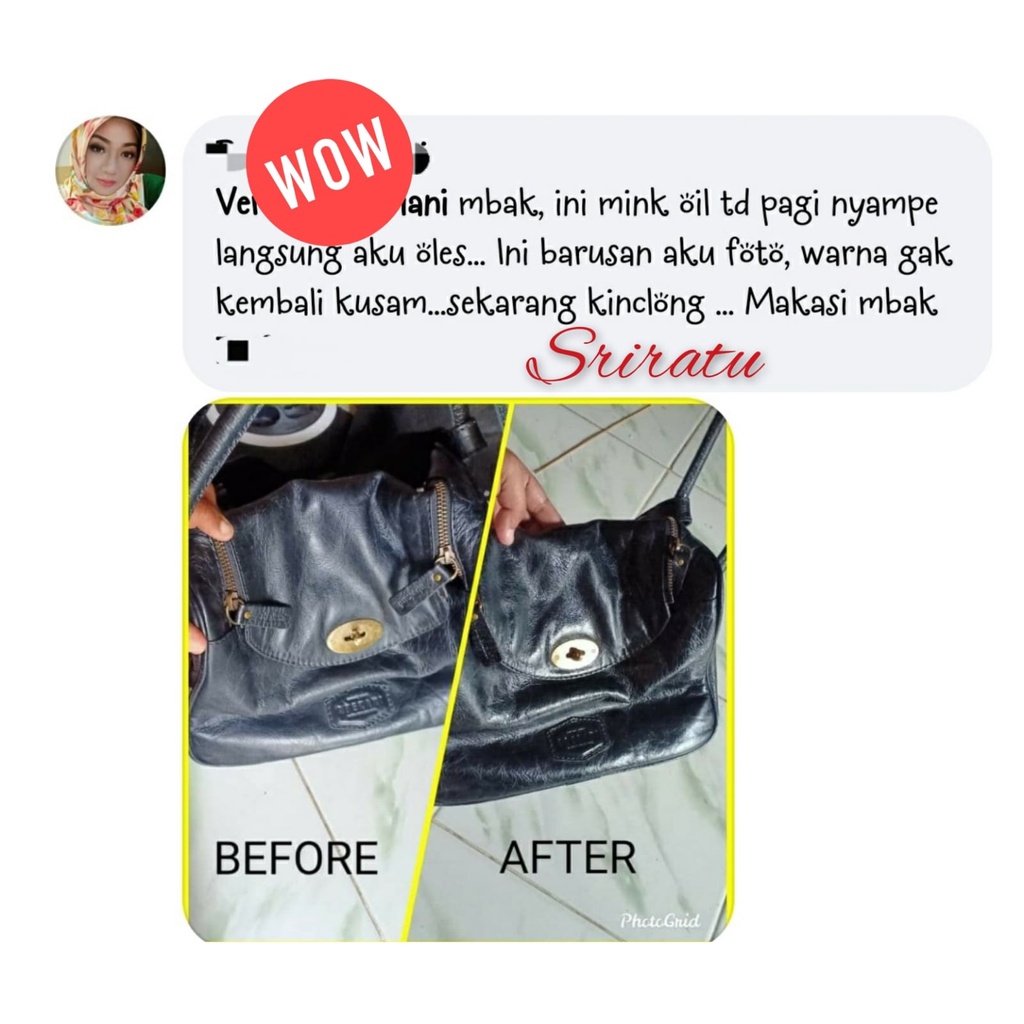 LEATHER POLISH - LEATHER CARE - CONDITIONER LEATHER - SEMIR TAS SEPATU DOMPET JAKET KULIT/SINTETIS