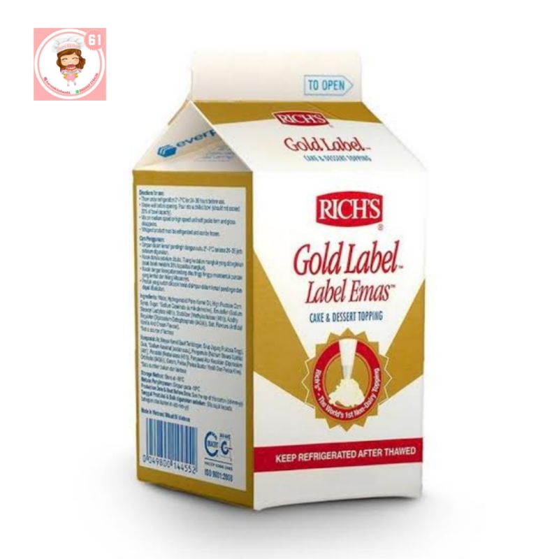 

Ric'h gorl label 500ml