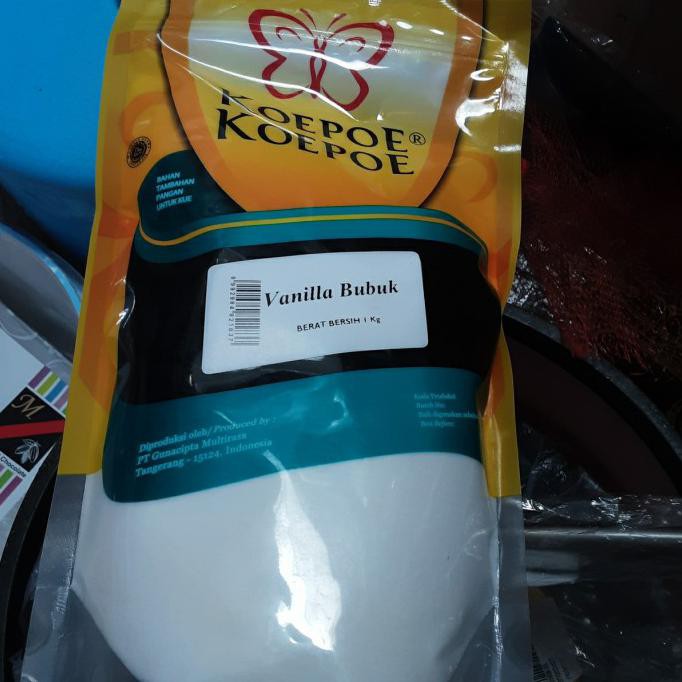 

Promo Awal tahun Vanilla crystal, perisa vanili koepoe pouch 1kg Cuci Gudang Awal Tahun