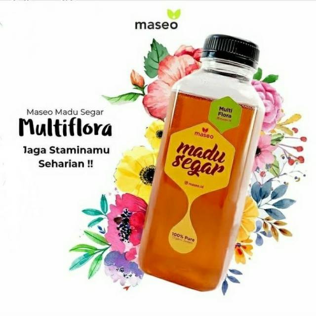 

Maseo Madu Asli Murni Multiflora Madu Segar Organik