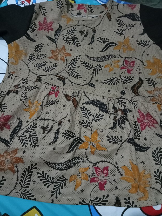 Atasan Batik Dolby Dolbi Dobby Doby Tenun Sutra Tulis Halus Katun Atbm Baron ,sarombit Atasan