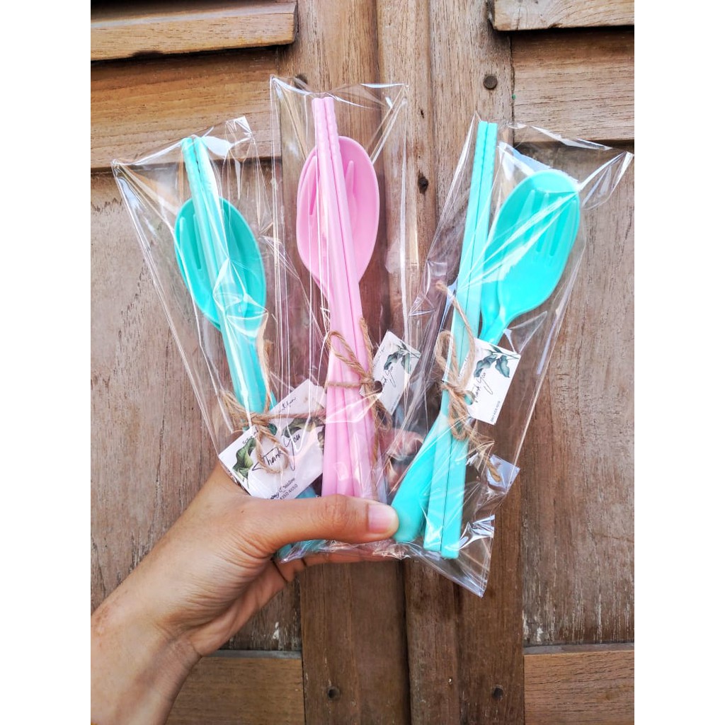 Souvenir Sendok Set (Sendok, Garpu & Sumpit), Sendok Set Candy.