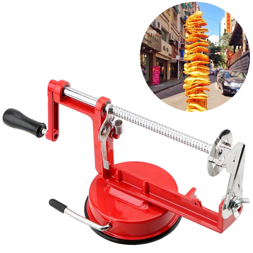 Spiral Potato Slicer Pengiris Pemotong Manual Kentang Peeler Potato Slicer Twisted Potato