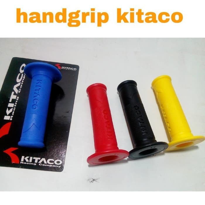 Grip Handgrip Domino Kitaco Polos Universal / HAND GRIP KITACO POLOS HITAM / MERAH / KUNING / BIRU