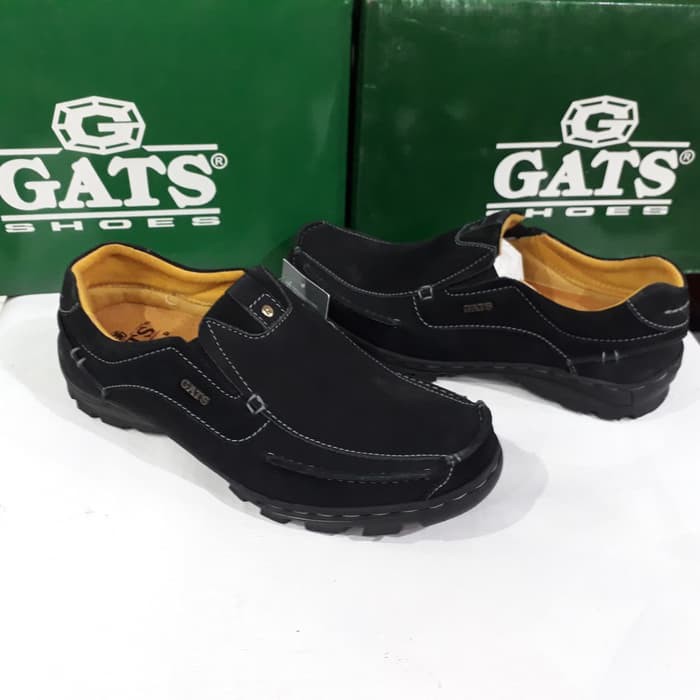 sepatu kulit pria gats to 2208 black.original gats