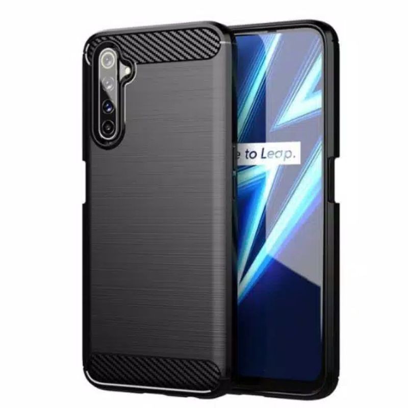 Case Realme 6 Pro Ipaky Carbon Fiber Premium