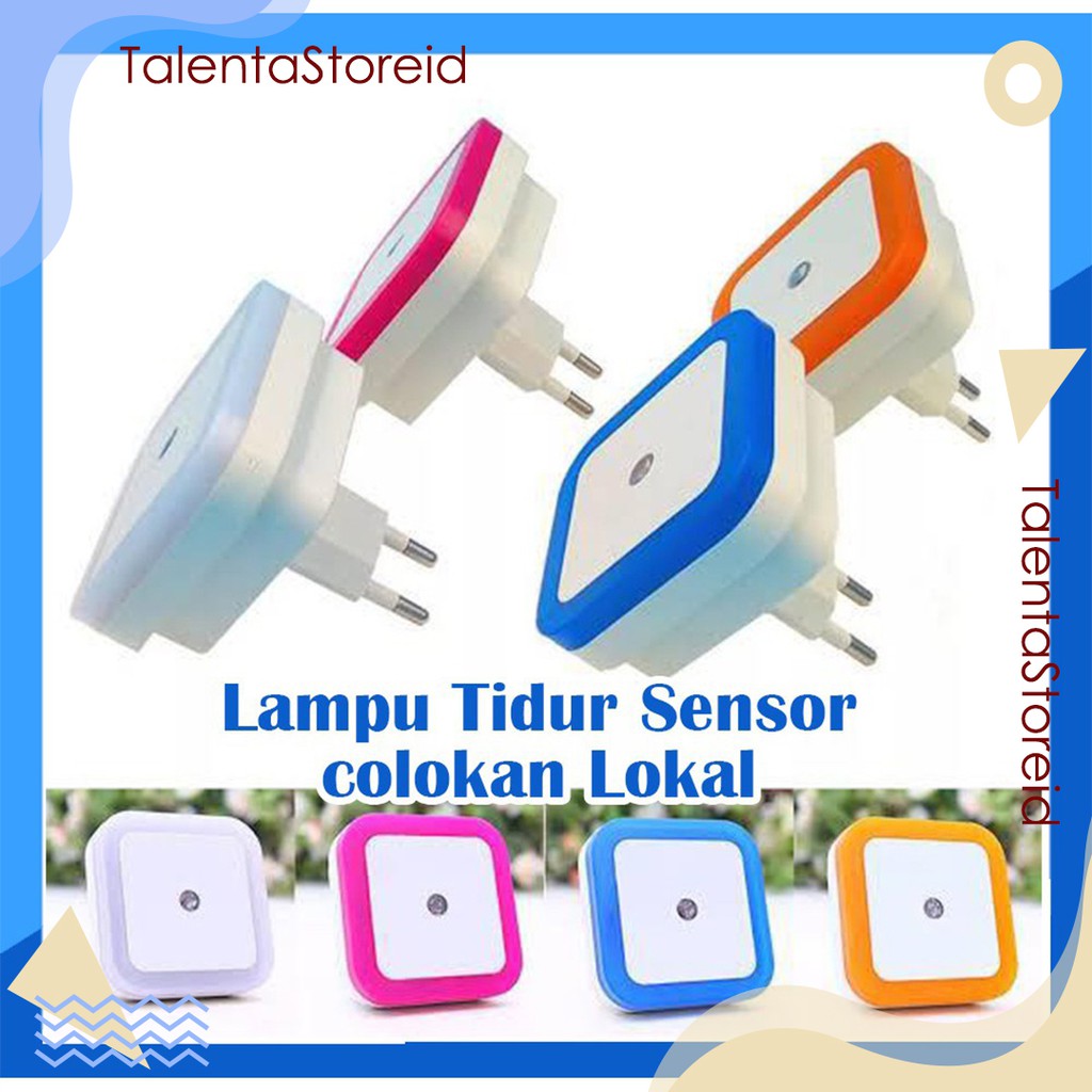 Lampu Tidur Led Sensor Cahaya Lampu Lorong Kamar Dekorasi Sleep Lamp