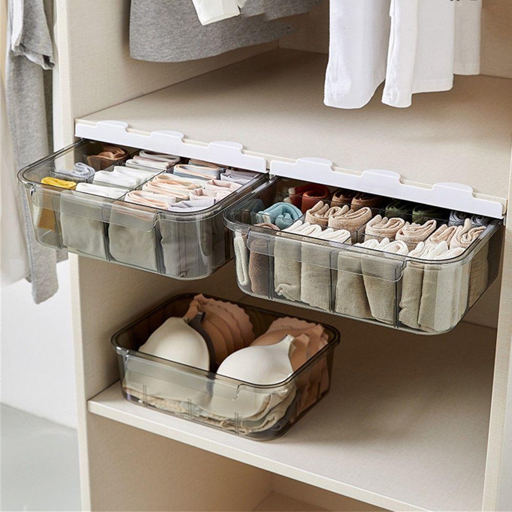 R-FLOWER Storage Organizing Box Underwear Organizer Celana Dalam Plastik Tipe Laci