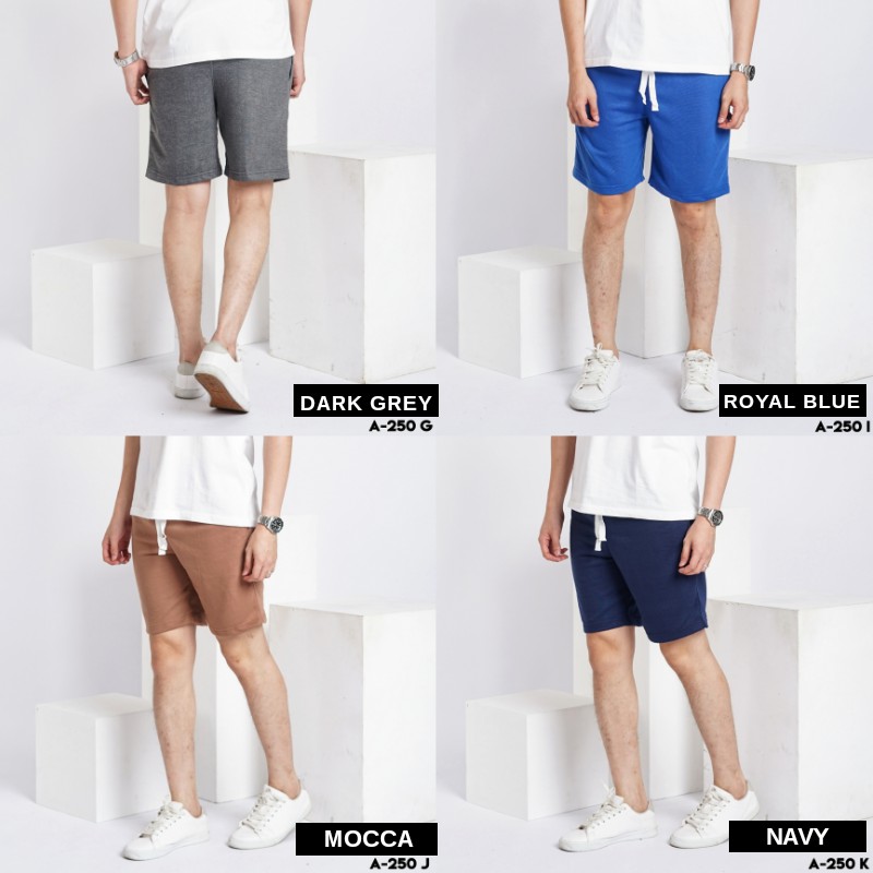 Celana Pendek Kolor Pria Dewasa Santai Short Pants Color Casual Pria Distro