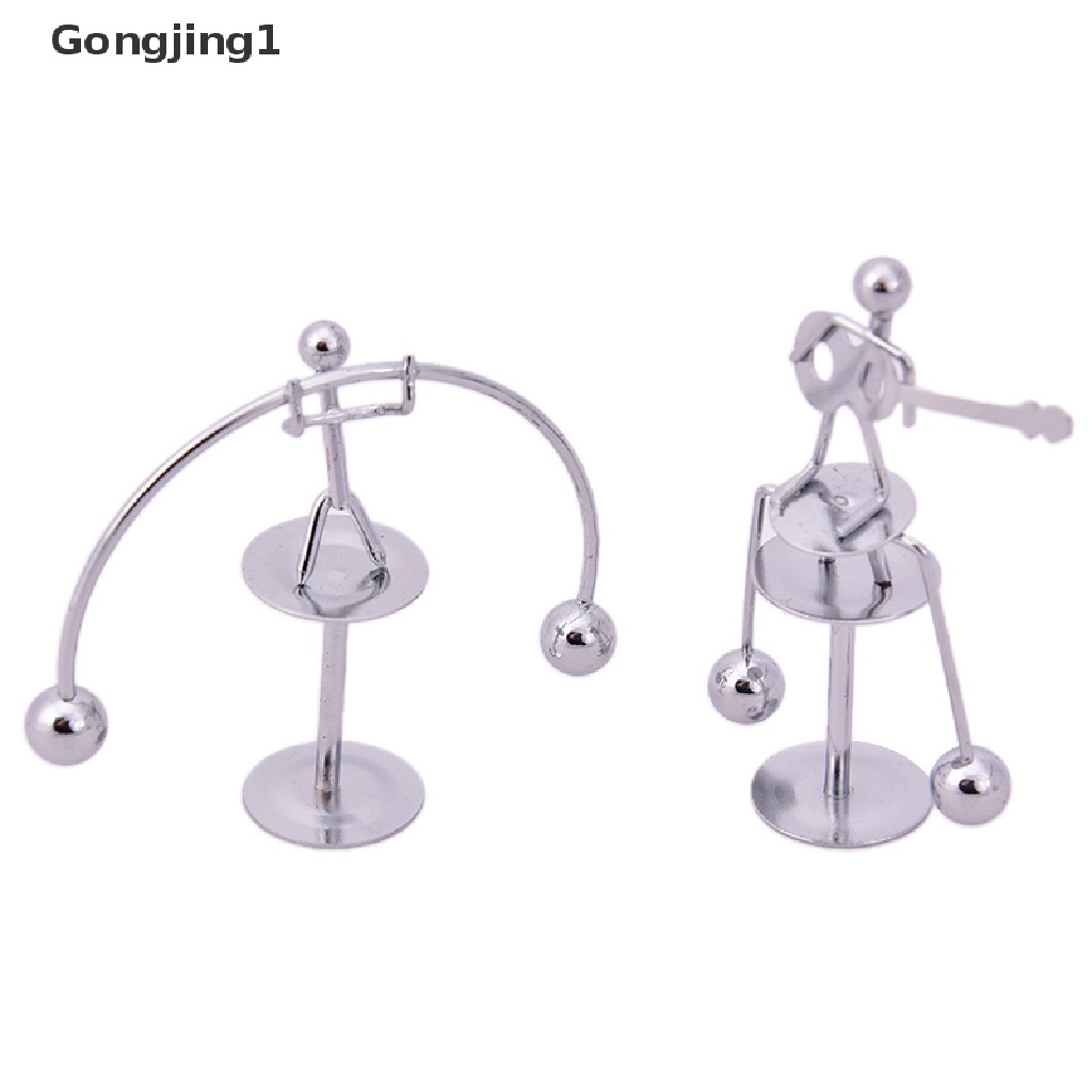 Gongjing1 Mainan Edukasi Sains Fisika Newton Pendulum Cradle Balance Bahan Stainless Steel