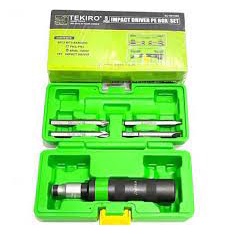 Tekiro/YUKIDO Impact driver PE Box 5pc / Obeng getok 5pc / obeng ketok MURAH