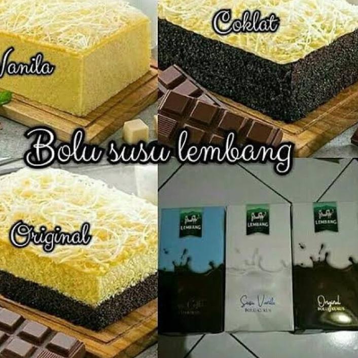 

Promo - Bolu Susu Lembang Original/Coklat/Vanilla Oleh Oleh Bandung ,,
