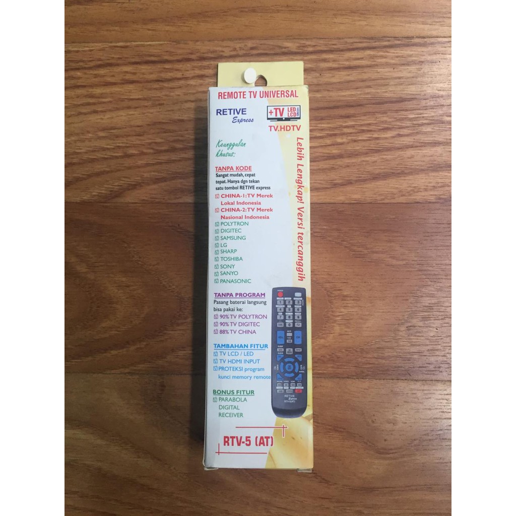 Remote Tv Universal Retive