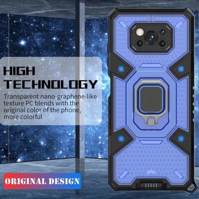 CASE POCO X3 PRO / POCO X3 NFC HARDCASE HYBRID SPACE CAPSULE ARMOR