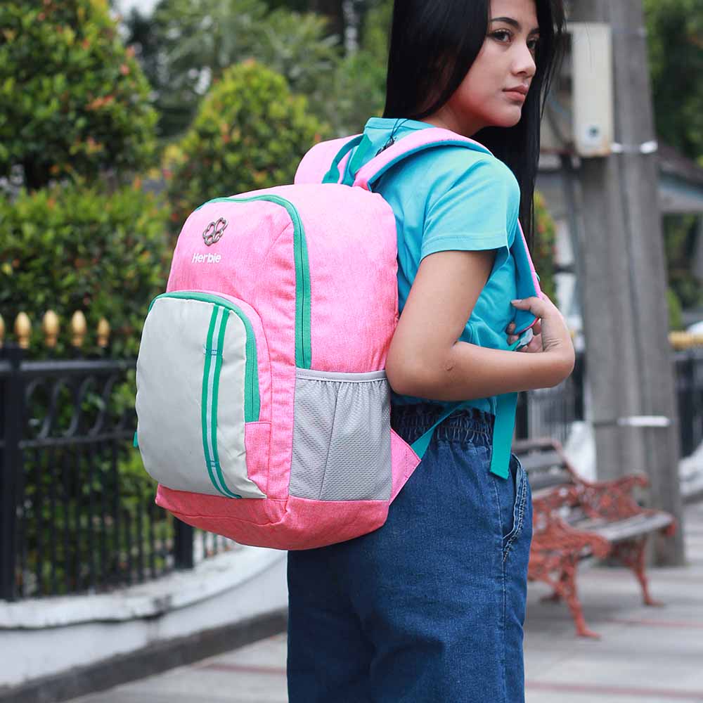 tas ransel wanita murah,tas backpack wanita,tas sekolah murah,tas kuliah murah,tas ransel laptop wanita+raincoat ASN172