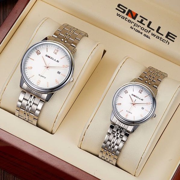 Jam Tangan SNILLE Couple Rantai Original Anti Air  Bisa Beli satuan