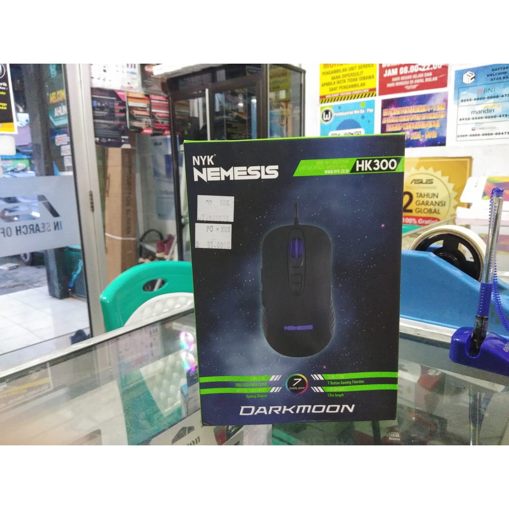 Mouse Gaming NYK Nemesis HK300 Darkmoon