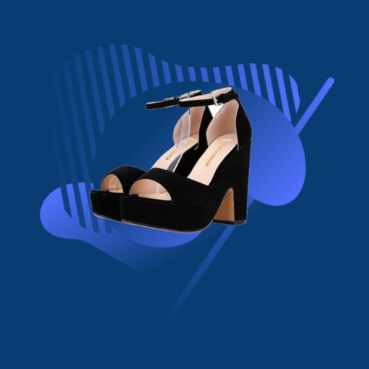 Ready Ghs bu : heels hitam atau mocca 12cm