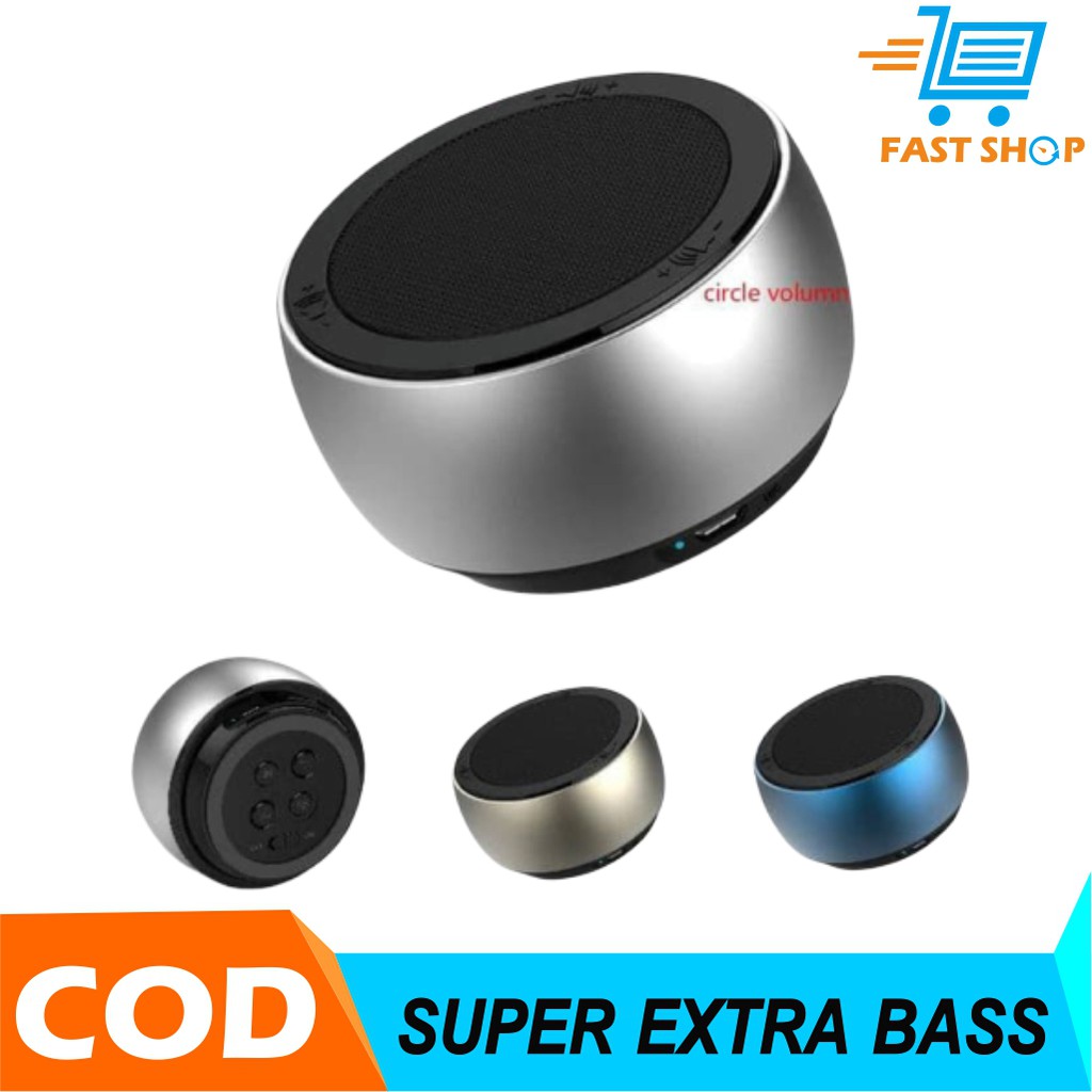 Mini Speaker Bluetooth Extra Bass BT10 Alfway Original - Hitam