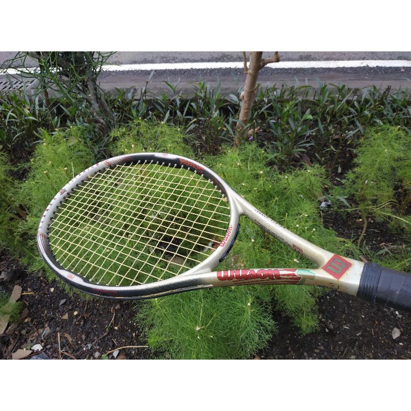 Raket Tenis Wilson Hammer Titanium 4.4 /95 in ori bekas