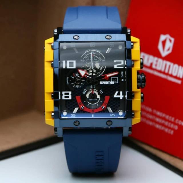 JAM TANGAN EXPEDITION COWOK E 6757 ORIGINAL