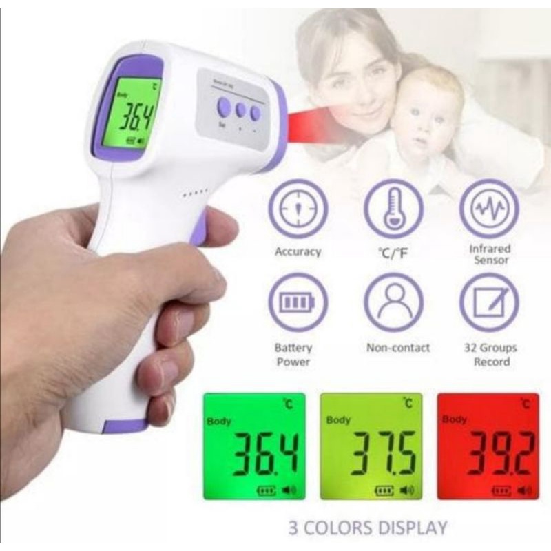 Thermometer infrared digital no contac carezoe kemenkes