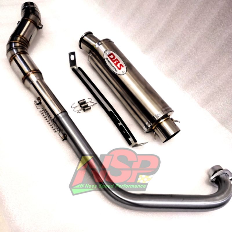 9MERSYYLAYS - KNALPOT RACING DBS THAILAND UNTUK SATRIA FU SONIC VIXION CB150R CBR150R R15 MX BEBEK