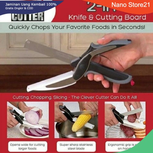 

Clever cutter / pisau gunting / gunting dapur