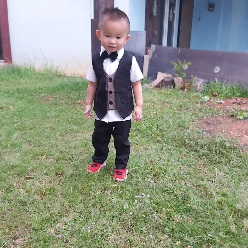 Jas Pesta anak 4 in 1 / Jas pesta toreto Rompi tuxedo acara formal / baju bayi rompi pisah banyak warna