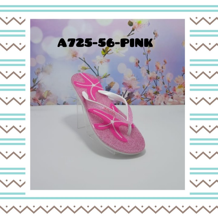 SANDAL IMPORT MODEL FLAT WANITA KASUAL NYAMAN DAN MODIS A725-56 KARIS 37-41