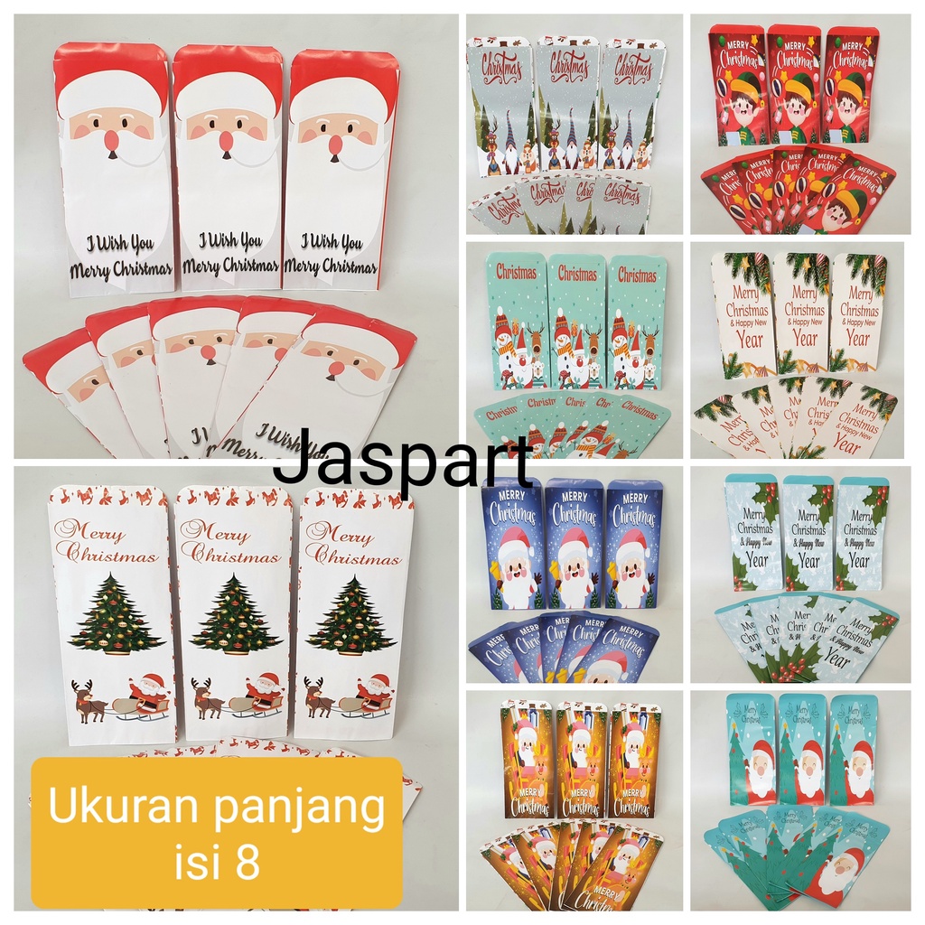 

ANGPAO NATAL ANGPAU MERRY CHRISTMAS HONGBAO AMPLOP NATAL UKURAN PANJANG MURAH MERIAH FREE ONGKIR READY