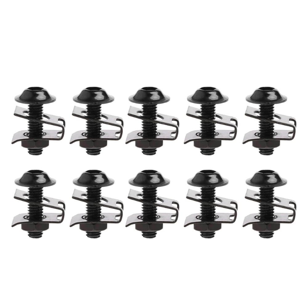 Sekrup Batok Motor QUINTON Pengganti Motor Auto Product 5x15mm M5 Baut Mobil Metal Mur Aluminium Pengikat Clip Screw