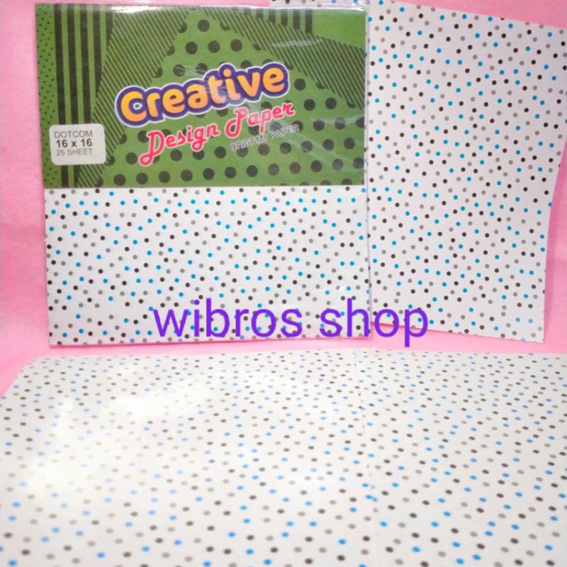 

Kertas Origami Motif Polkadot dot Asturo/Kertas Warna/Kertas Kerajinan