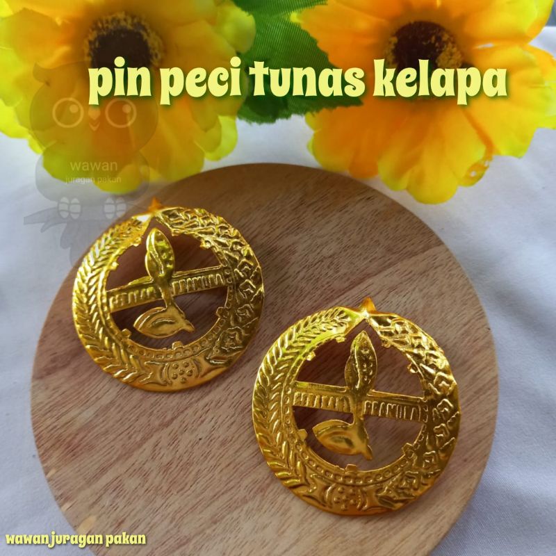 PIN PECI TUNAS KELAPA bross tunas kelapa, PIN PRAMULA