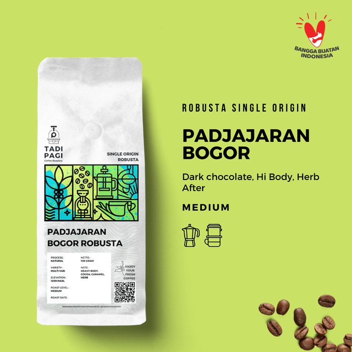 

Tadi Pagi Coffee Roastery Robusta Bogor 1 Kg Roast Bean Coffee - Kopi Biji Matang