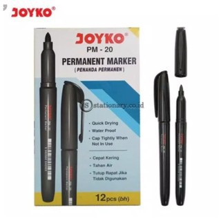 

Spidol Permanen Permanent Marker Joyko PM 20 Hitam [ 1 PCS ]