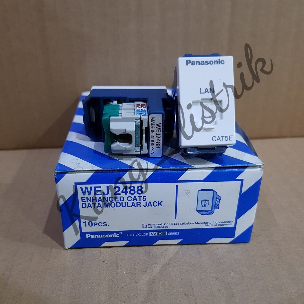 Jack Modul Data CAT5E Panasonic - WEJ2488