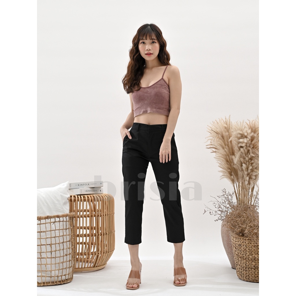 [2 SIZE] 7 WARNA - SEVILLA PANTS 7/8 / Comfy Pants Formal Pants Celana Santai Wanita