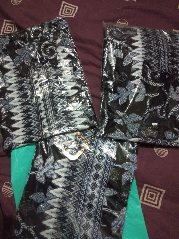 Couple Family Bima Rok Lilit Jumbo Kombi Kemeja Batik Ayah Dan Anak