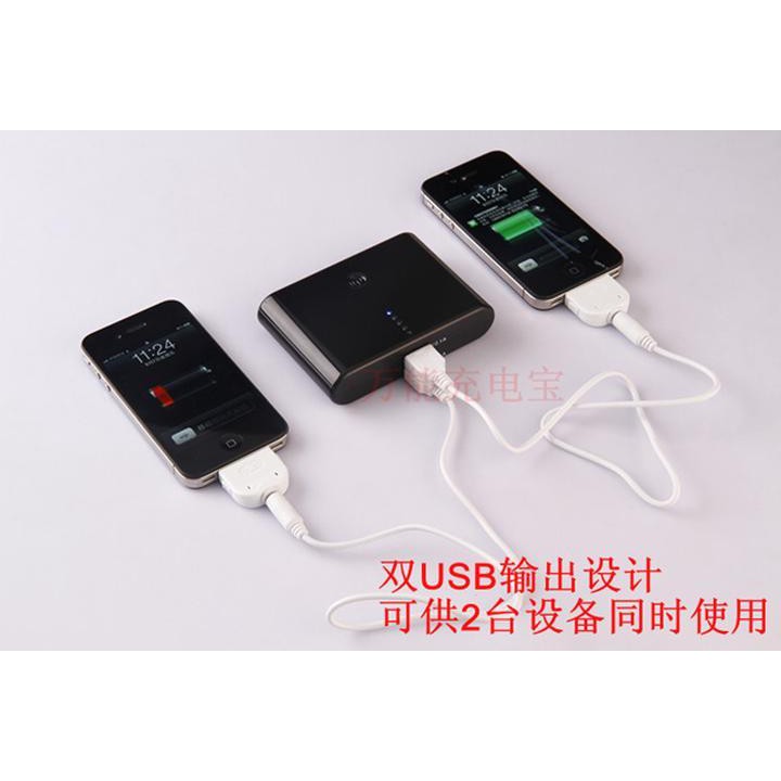 powerbank 20000 mah + ADAPTER 2AMPERE + Kabel Micro 1mtr