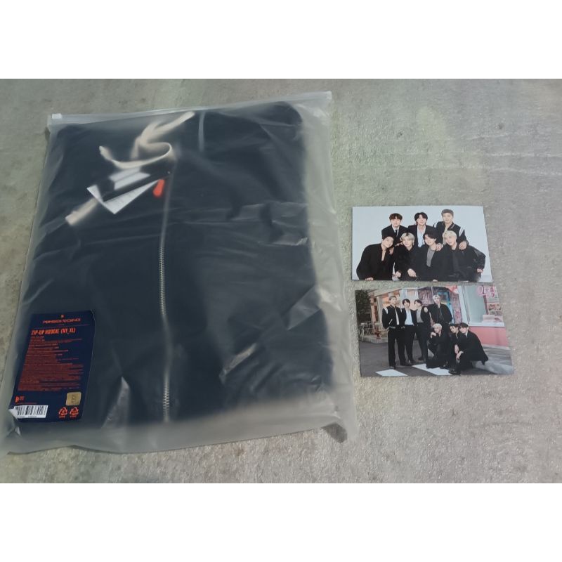 Ready stock BTS PTD Official Postcard from Zip Up Hoodie