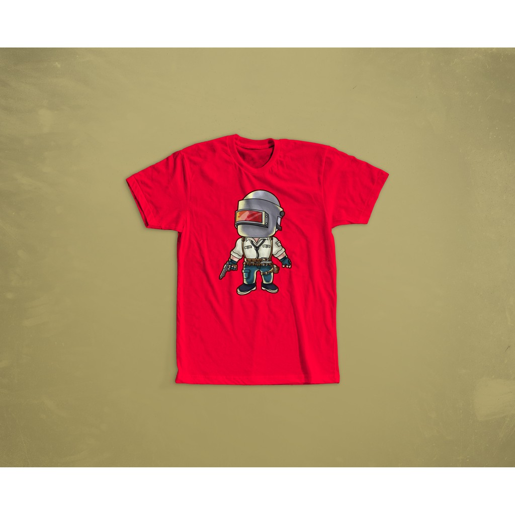 KAOS BAJU TSHIRT COMBED 30S PUBG CHICKEN DINNER KODE G1