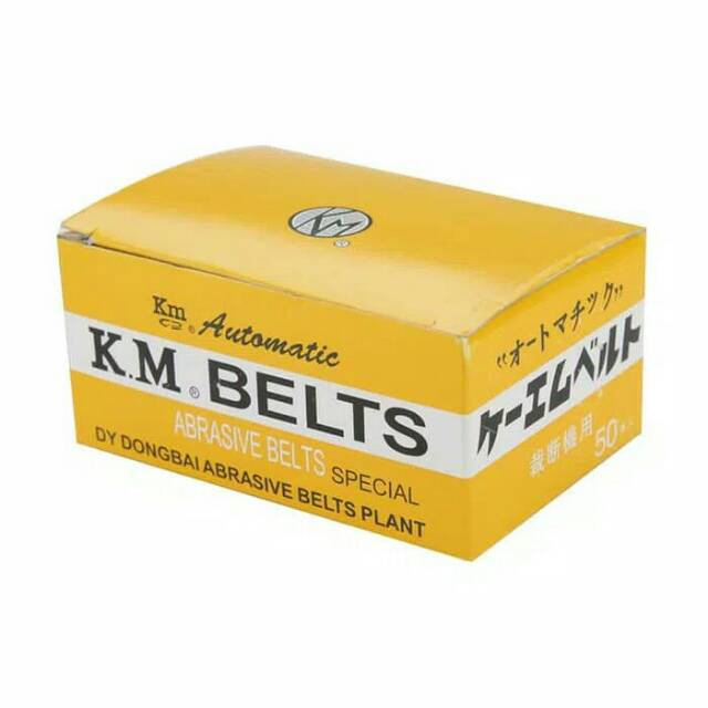 Abrasive Belts - KM Belts - Asahan untuk Mesin Potong Bahan KM 5&quot;