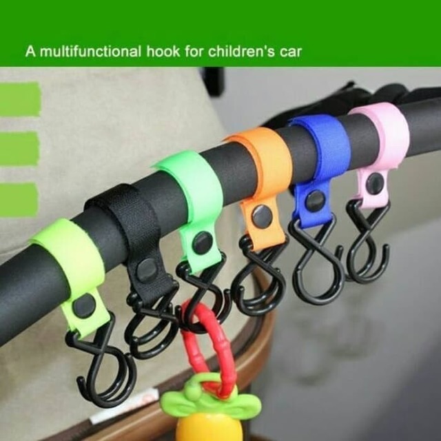 gantungan stroller 2 hook hanger ok  good quality