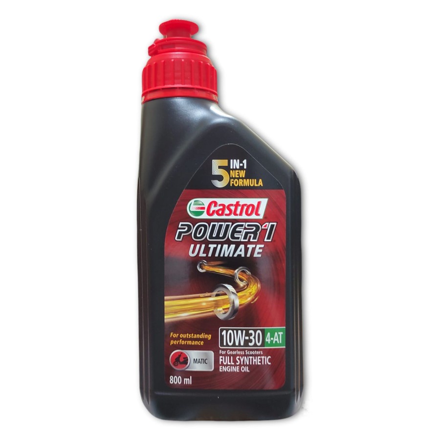 PAKET CASTROL POWER 1 ULTIMATE SCOOTER 10W30 4T GARDAN 100% SYNTHETIC