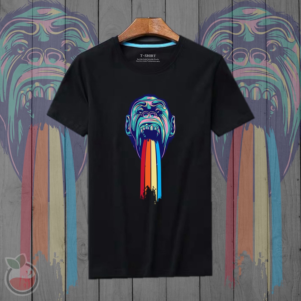 Lilipop Kaos Tshirt Pria Wanita Unisex Baju Distro Basic Lengan Pendek Cowok Kasual