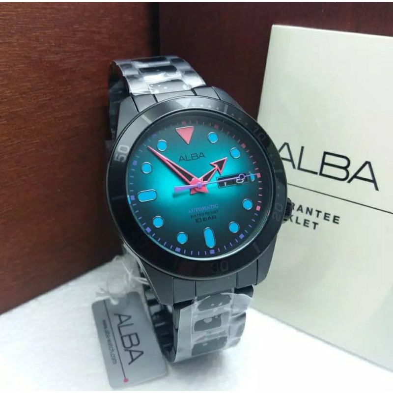 Jam Tangan Pria Original Alba Tokyo Neon AL4175X AL4175  Automatic